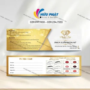 In thẻ liệu trình